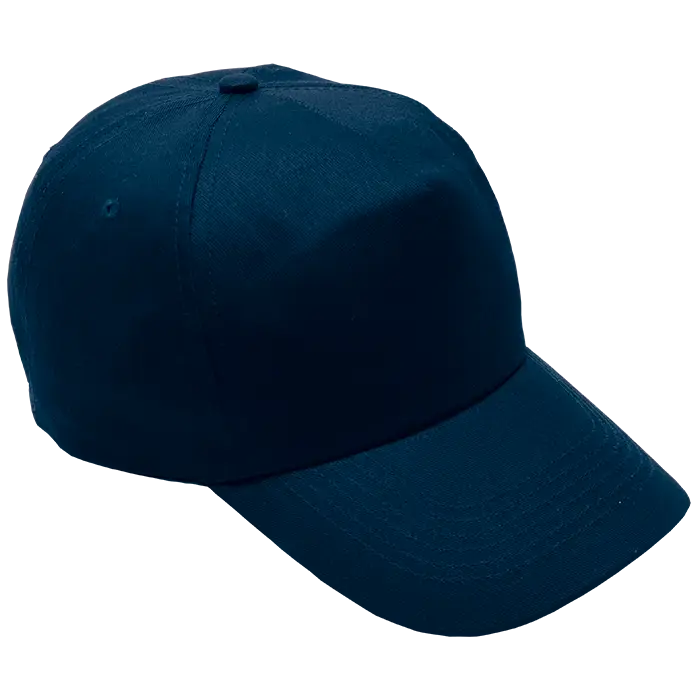 5 Panel Cotton with Hard Front Cap