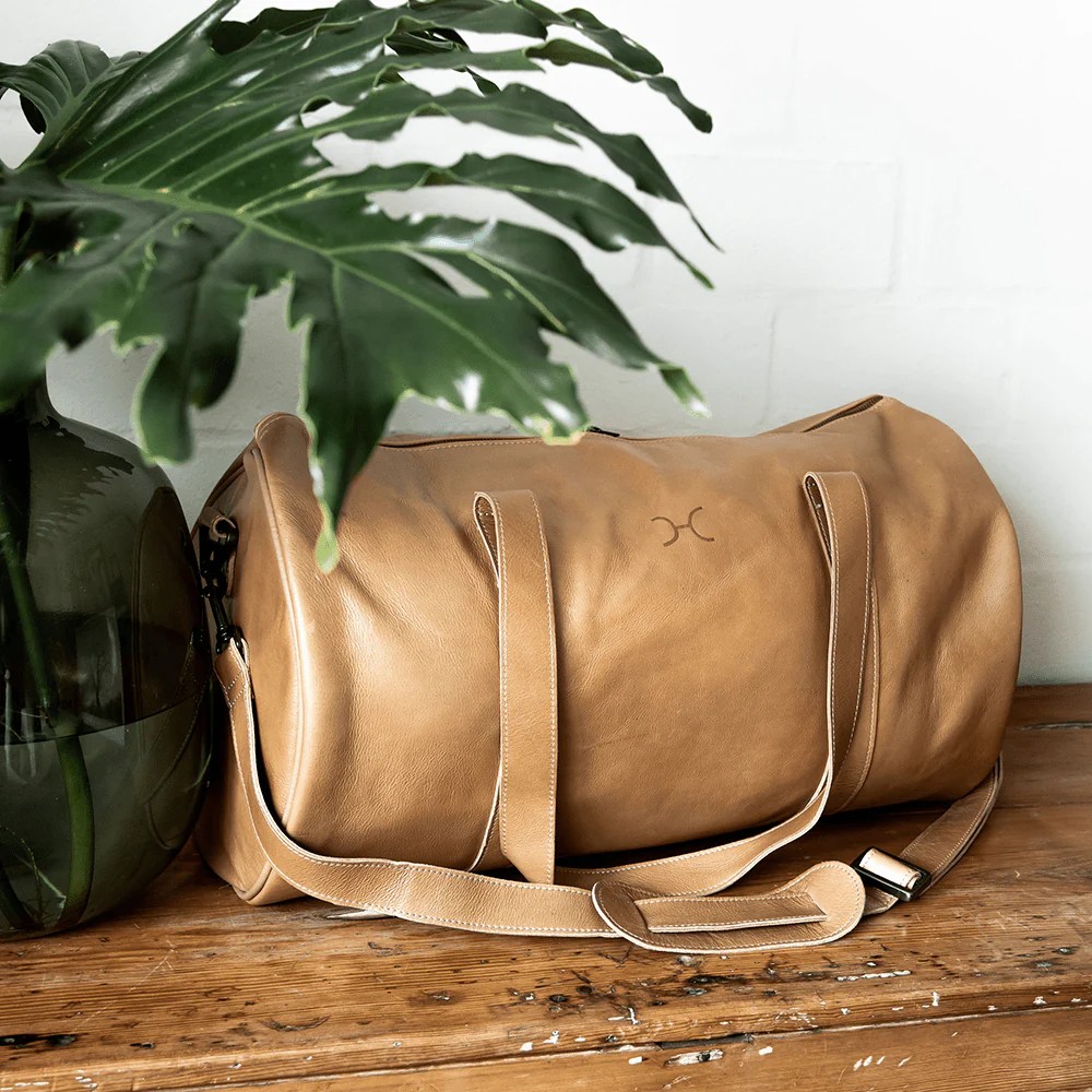 Premium leather duffle
