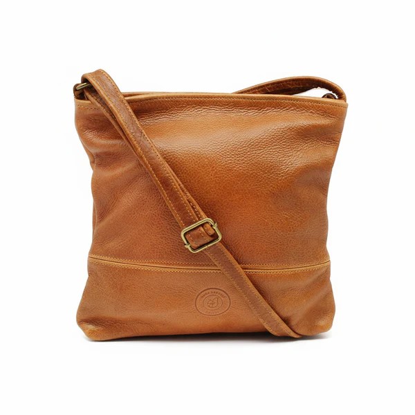 Large leather sling bag
