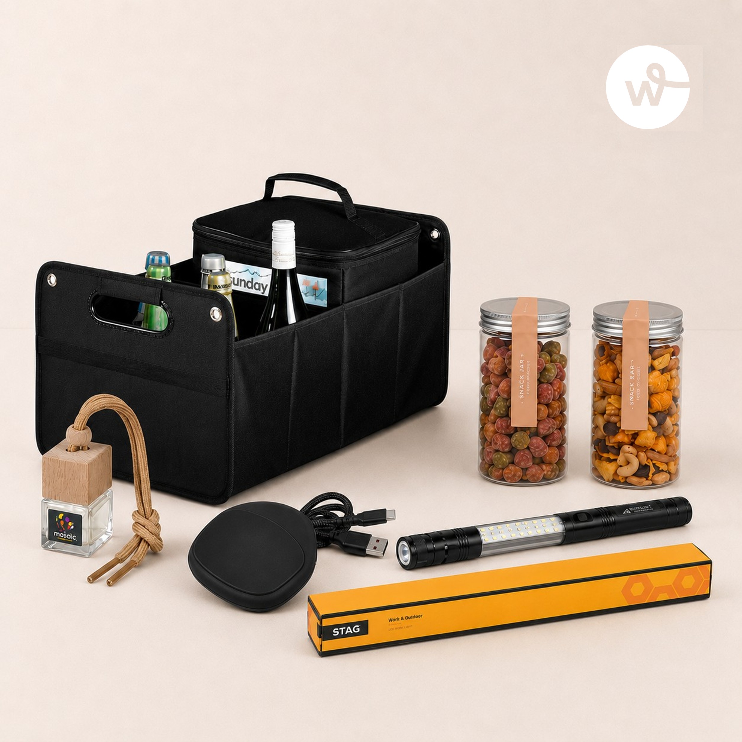 On the go necessity gift box