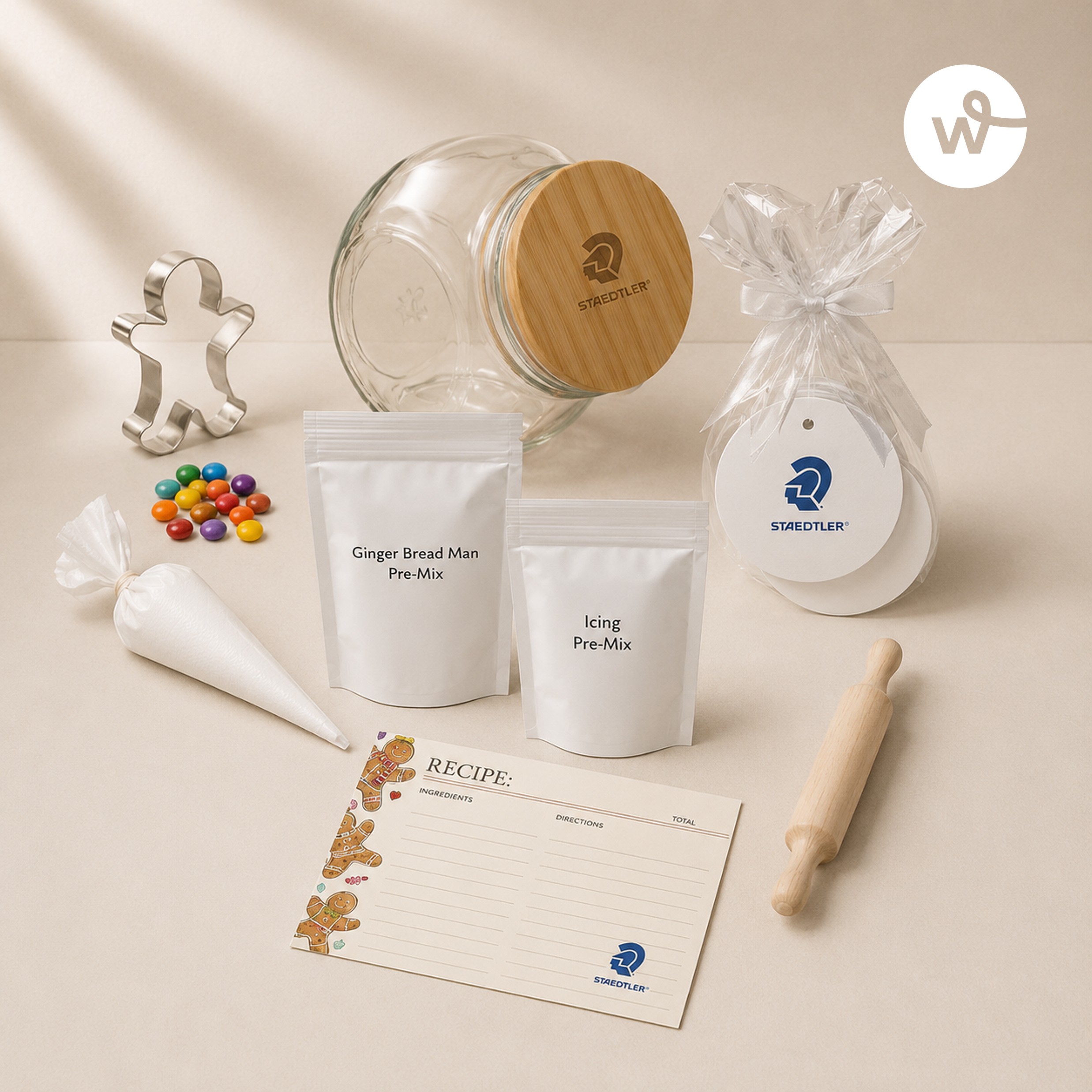 Gingerbread Man Diy Cookie Jar Kit